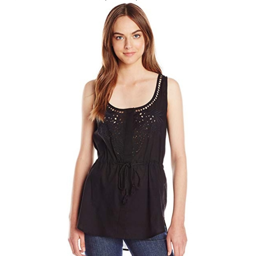 French Connection Harlan Tie Waist Top NWT